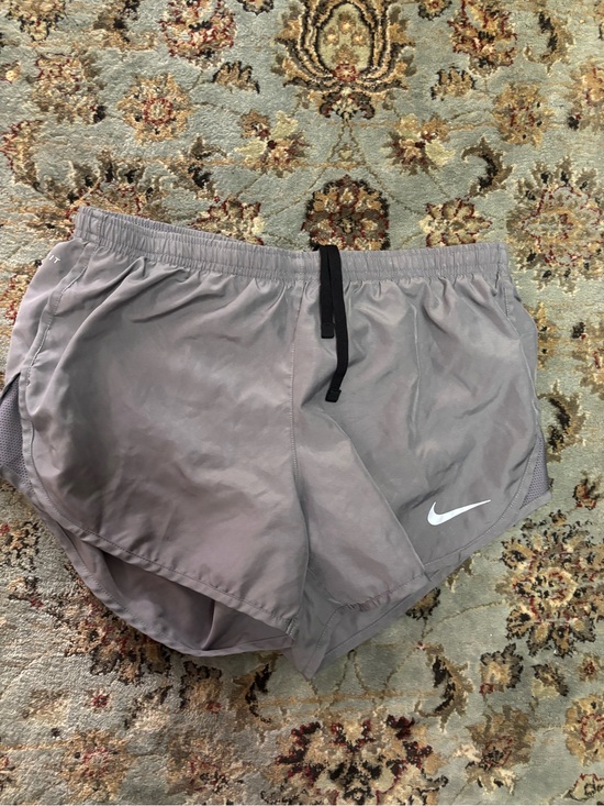 Nike Pants - Nike Women’s Light Gray Athletic Running Shorts with Black Drawstring
